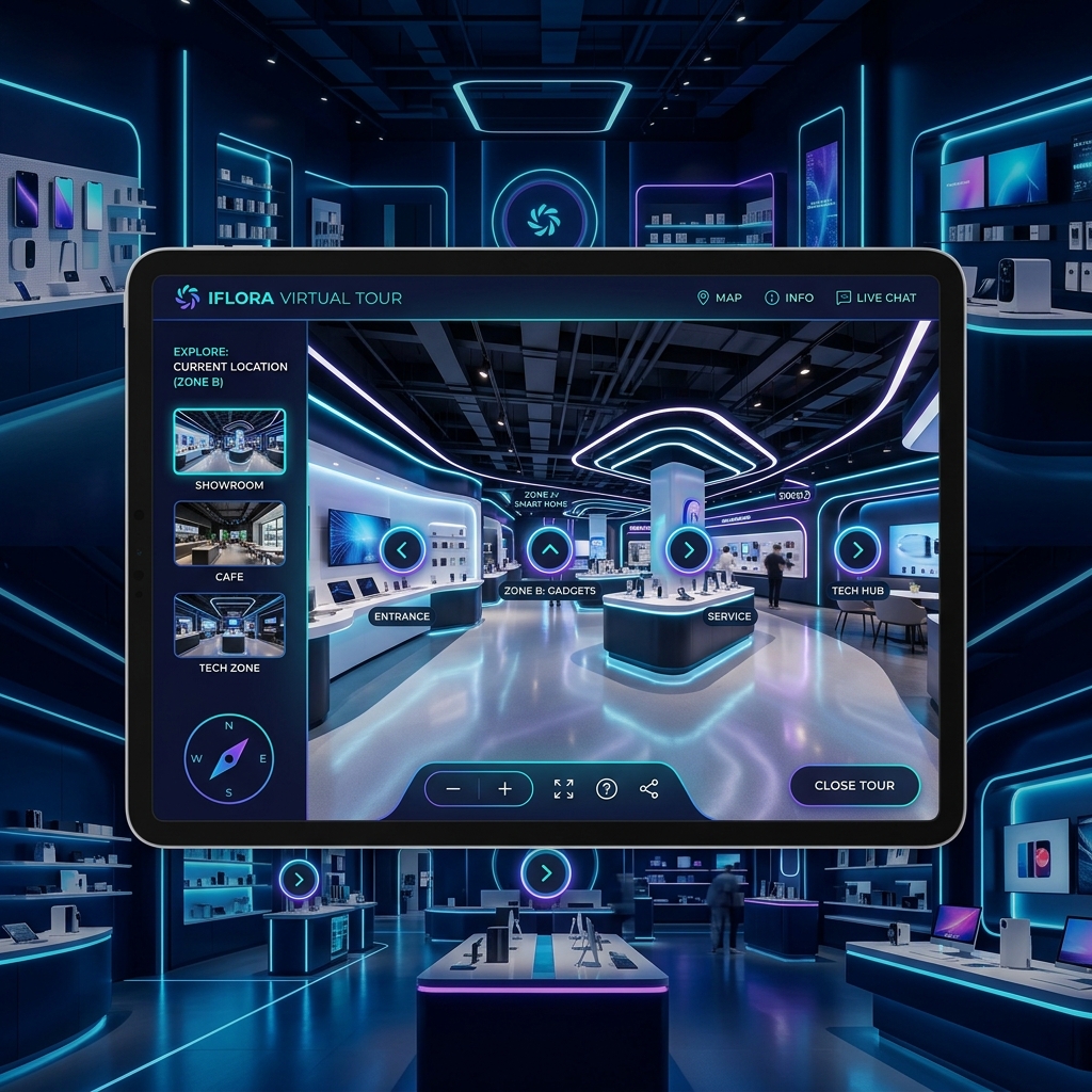 Google 360 Virtual Tour Mockup