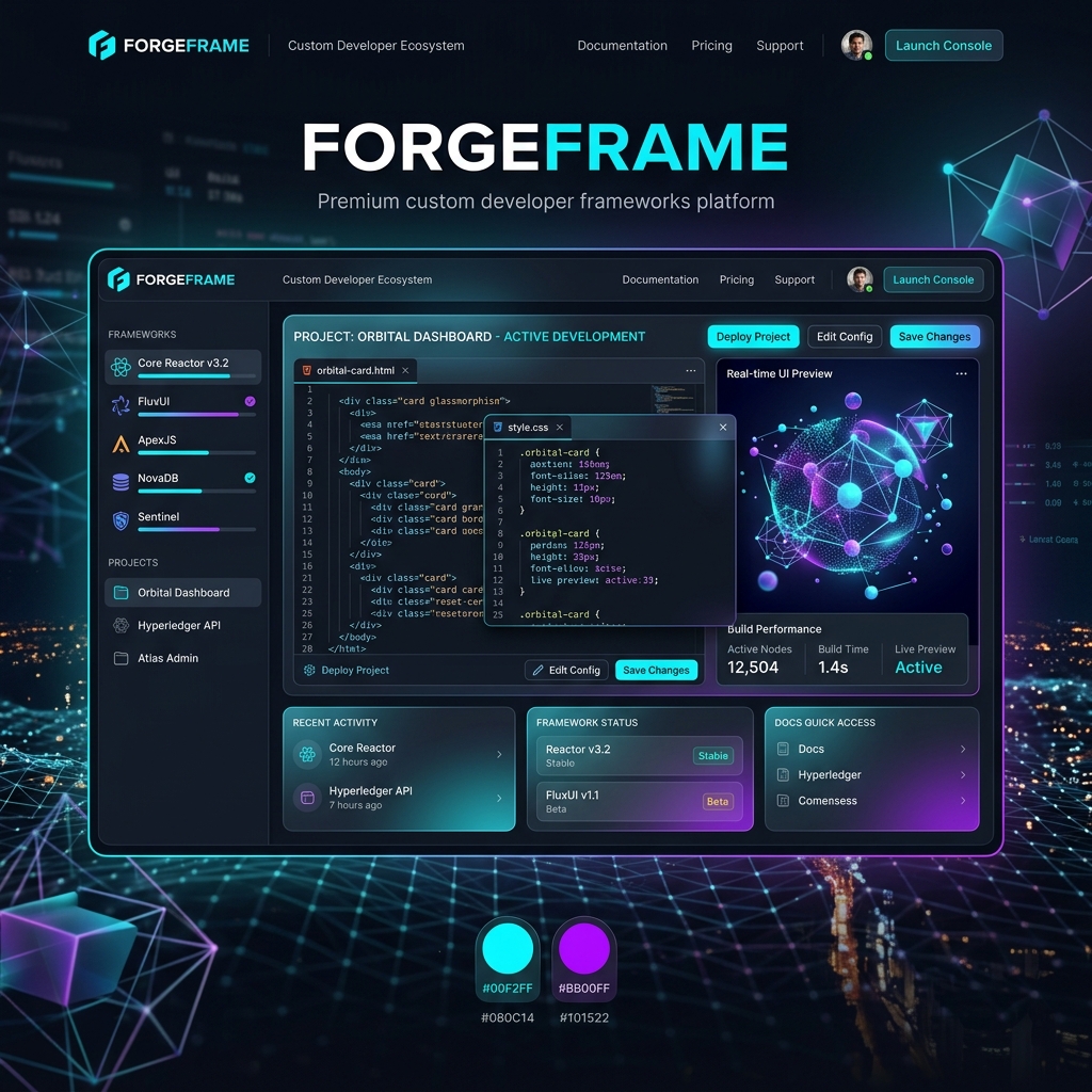 Custom Website Design Mockup
